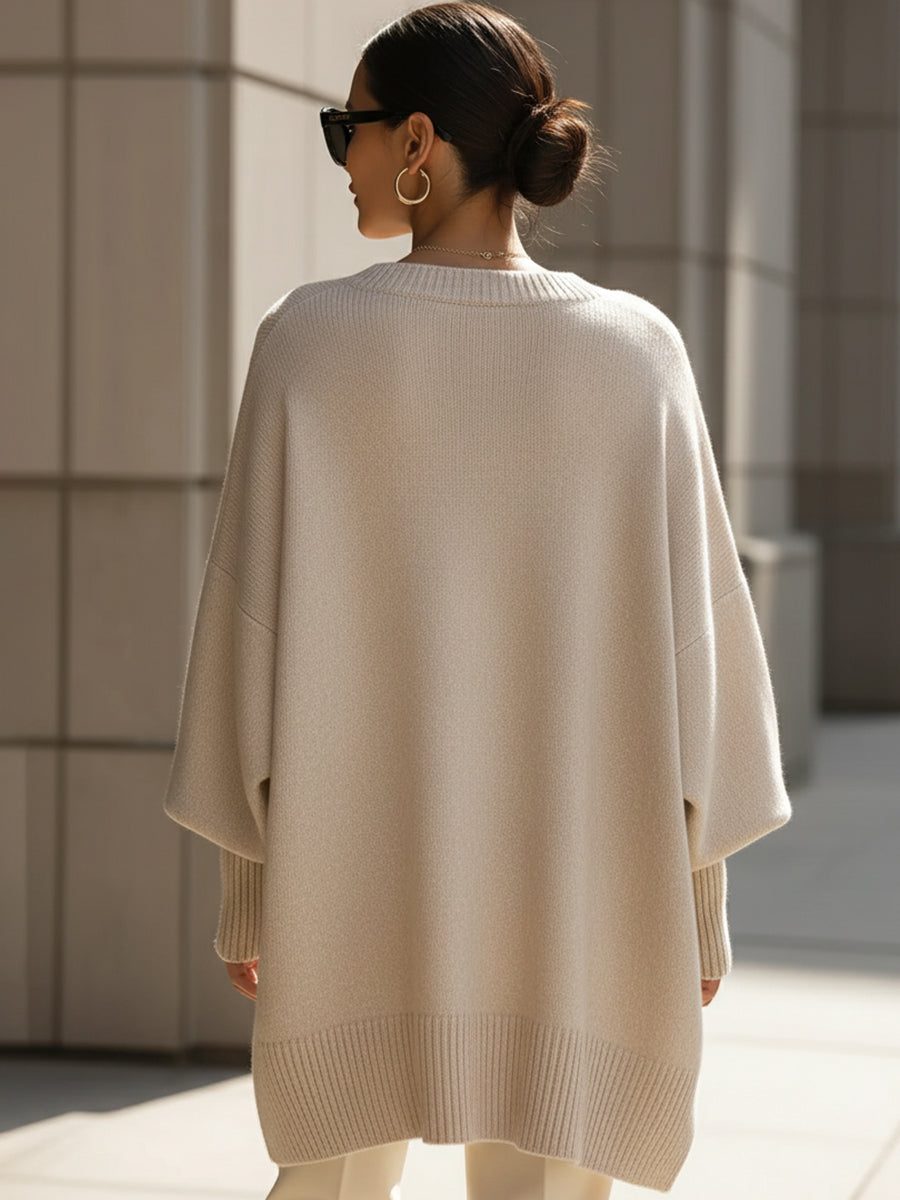 Poncho beige