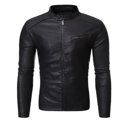 Manuel | Giacca in Pelle Elegante