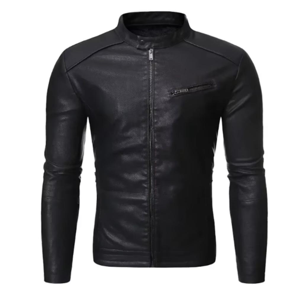 Manuel | Giacca in Pelle Elegante