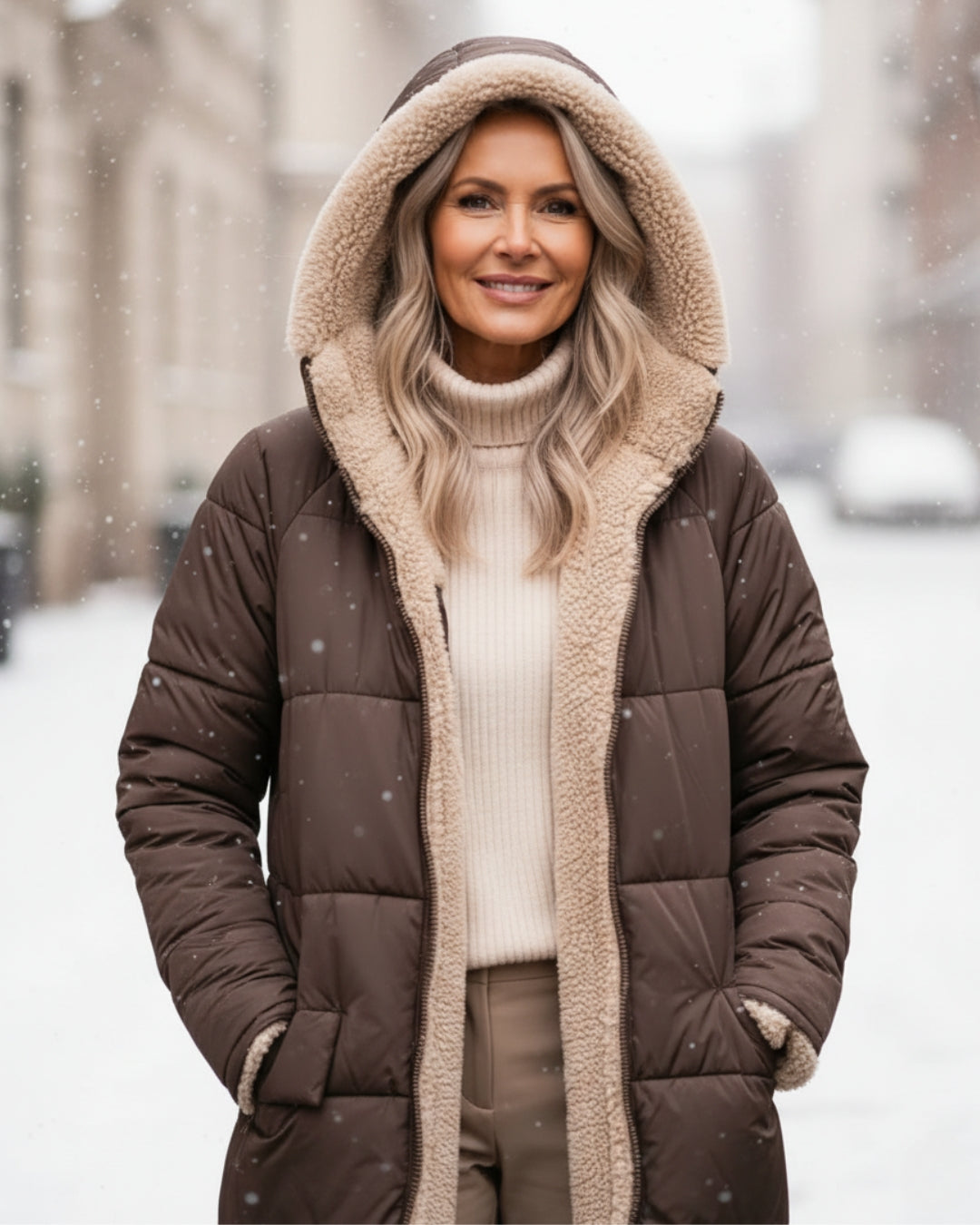 Ester | Cappotto Invernale in Sherpa