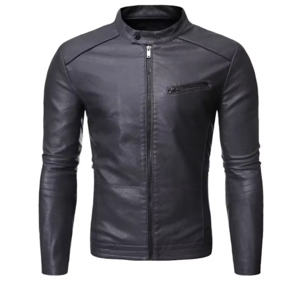 Manuel | Giacca in Pelle Elegante