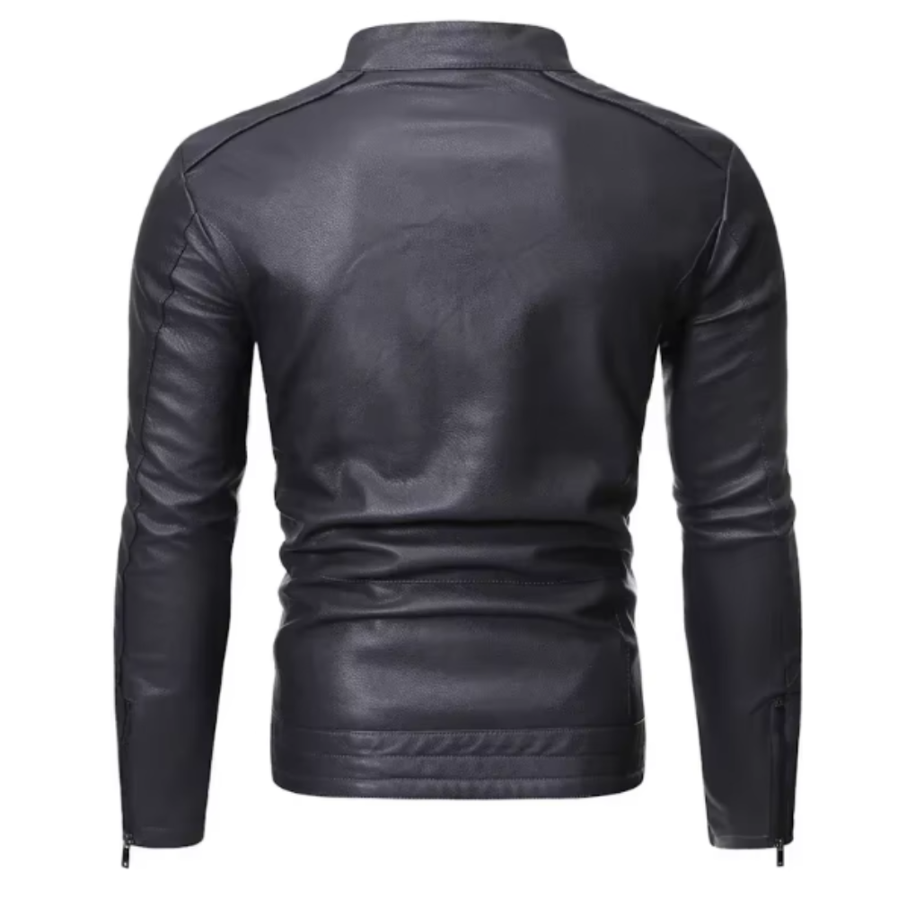 Manuel | Giacca in Pelle Elegante