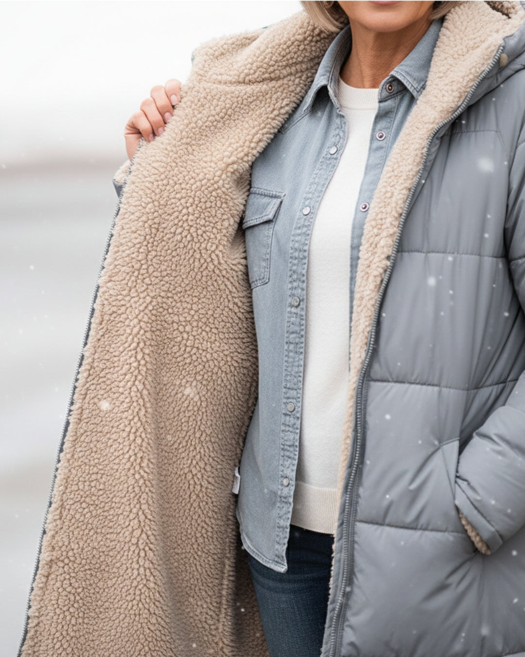 Ester | Cappotto Invernale in Sherpa