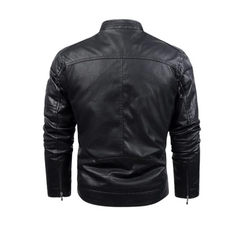 Ivan | Giacca in Pelle Retro Foderata