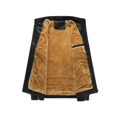 Ivan | Giacca in Pelle Retro Foderata