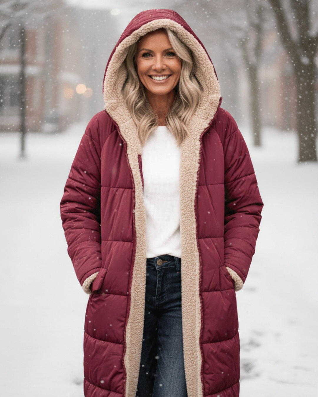 Ester | Cappotto Invernale in Sherpa
