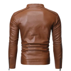 Manuel | Giacca in Pelle Elegante