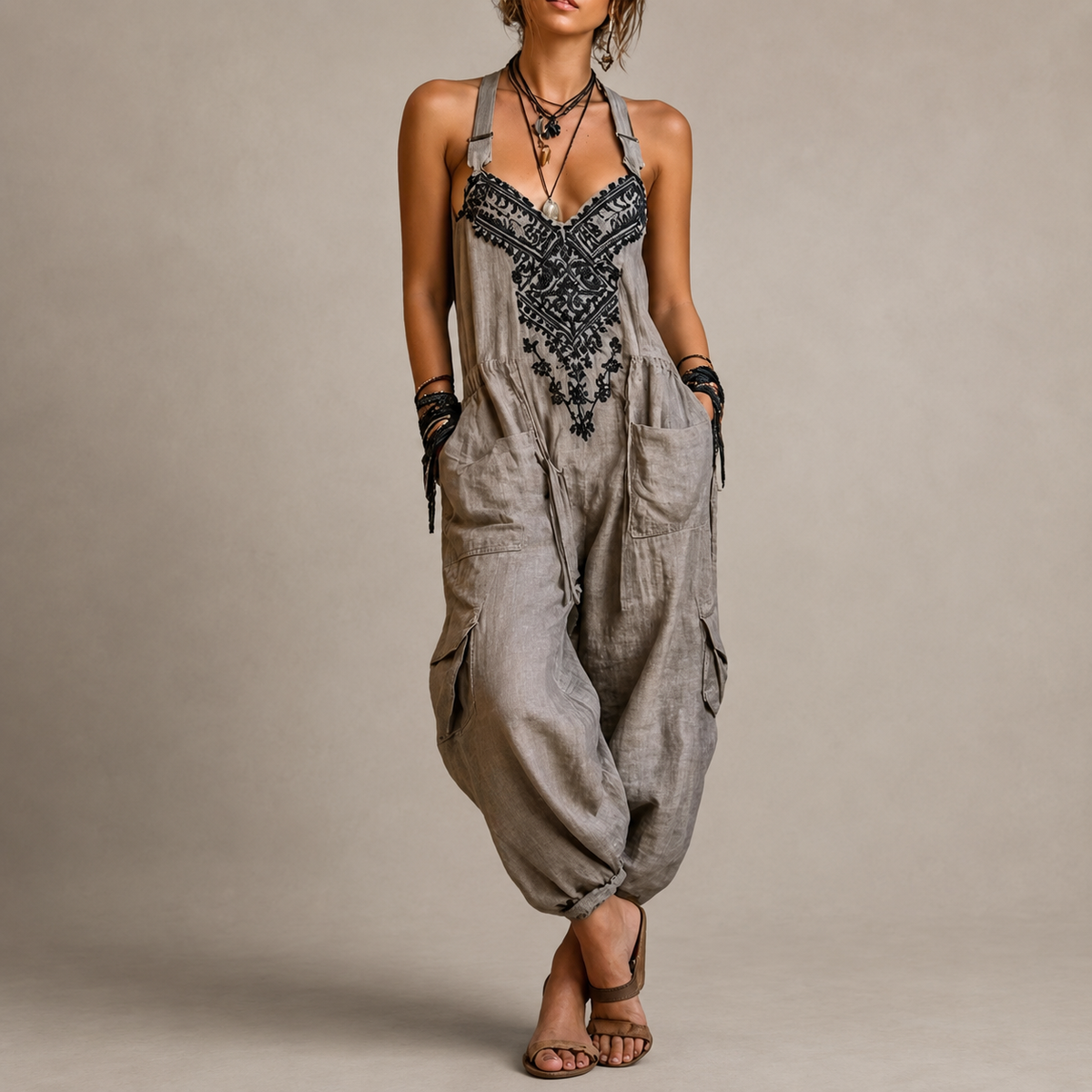 Astra | Jumpsuit Bohème Ricamata