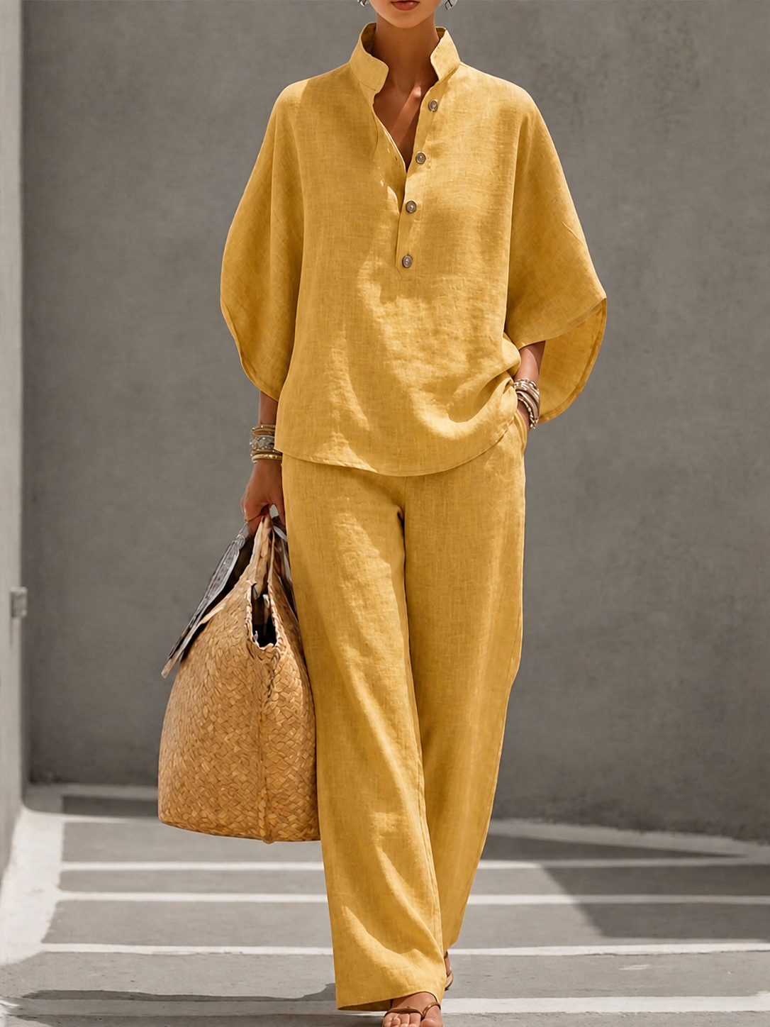 Carlotta | Completo Pantalone Palazzo