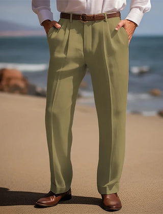 Como | Pantaloni Lino Eleganti