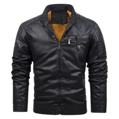 Ivan | Giacca in Pelle Retro Foderata