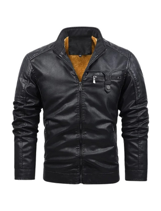 Ivan | Giacca in Pelle Retro Foderata