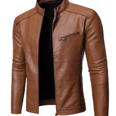 Manuel | Giacca in Pelle Elegante