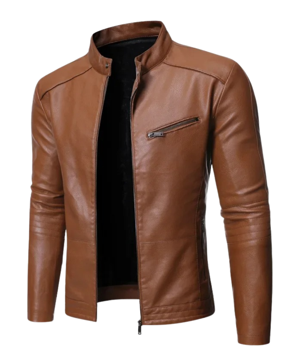 Manuel | Giacca in Pelle Elegante