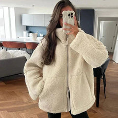 Benedetta | Giacca Teddy Oversize Collo Alto