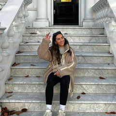Benedetta | Giacca Teddy Oversize Collo Alto
