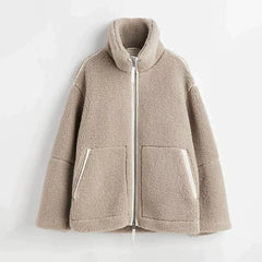 Benedetta | Giacca Teddy Oversize Collo Alto