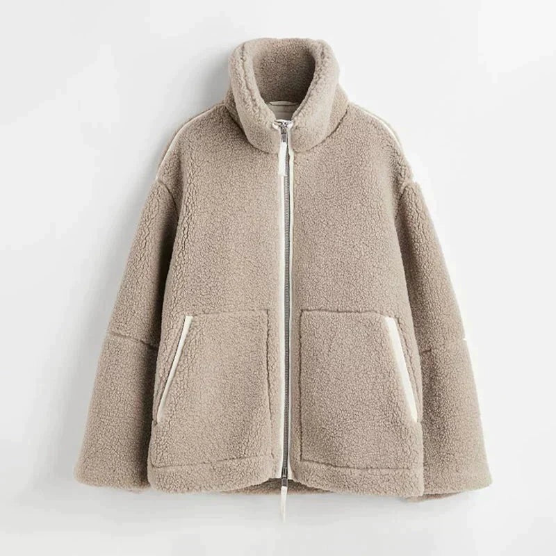 Benedetta | Giacca Teddy Oversize Collo Alto