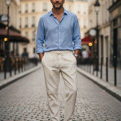 Sicilia | Pantaloni Lino Eleganti