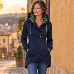 Émilie | Giacca con Cappuccio e Zip