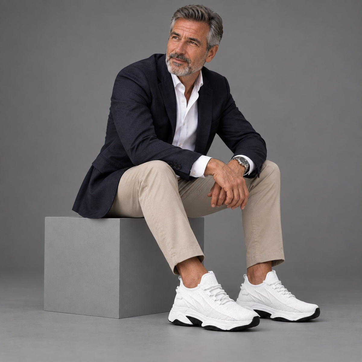 Enrico | Sneakers Uomo con Rialzo Interno +10 cm