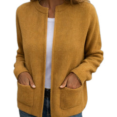 Fiorella | Cardigan con Zip e Tasche
