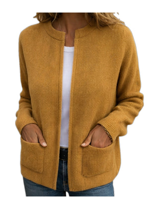 Fiorella | Cardigan con Zip e Tasche