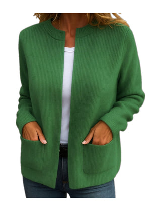 Fiorella | Cardigan con Zip e Tasche