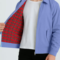 Harryson | Giacca Harrington con Fodera Tartan