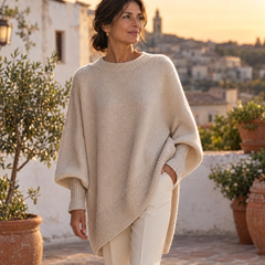 Poncho beige