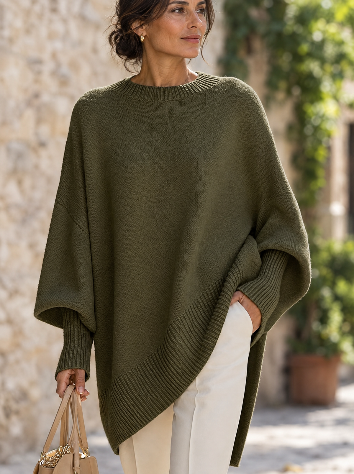 Poncho verde militare