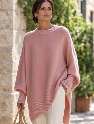 Poncho rosa