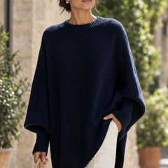 Poncho blu navy