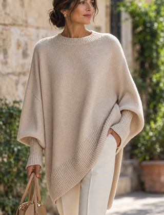 Poncho beige