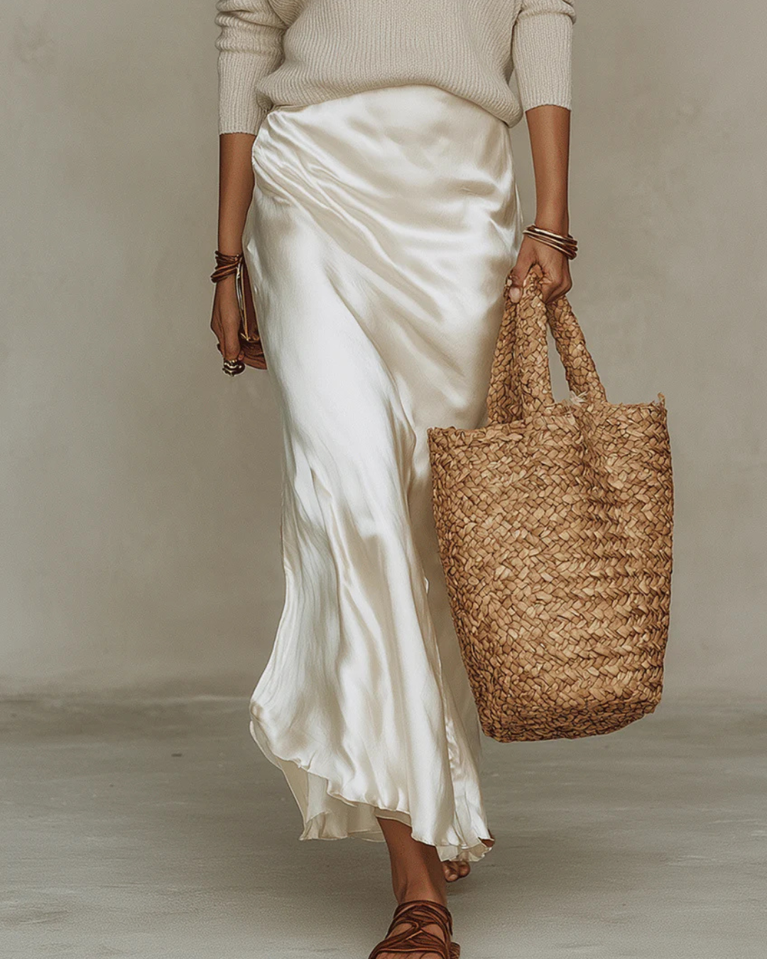 Isaya | Completo Elegante Abito Midi e Maglione