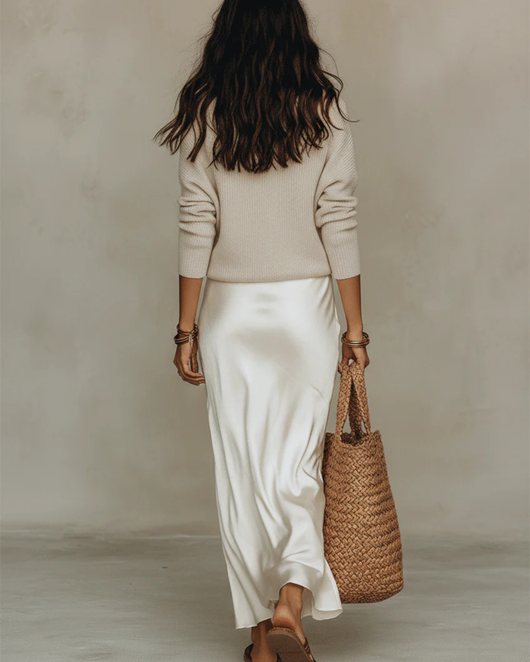 Isaya | Completo Elegante Abito Midi e Maglione