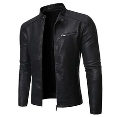 Manuel | Giacca in Pelle Elegante