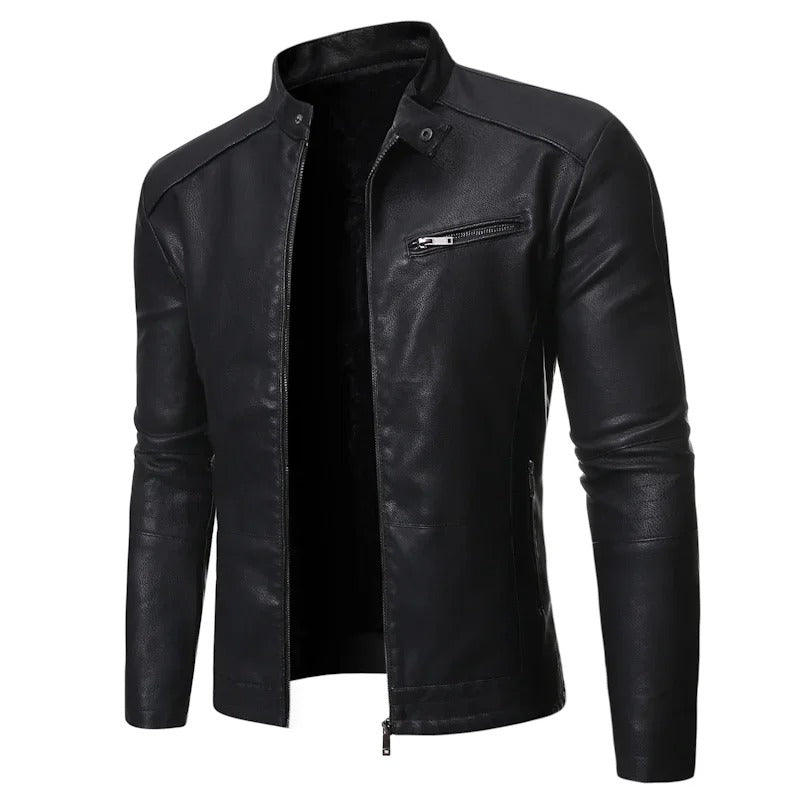 Manuel | Giacca in Pelle Elegante