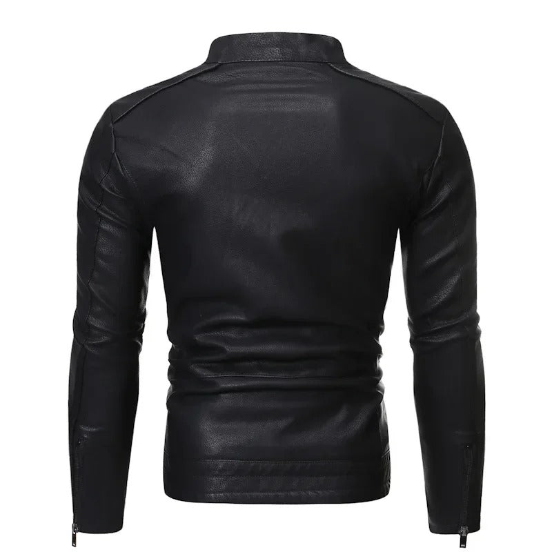 Manuel | Giacca in Pelle Elegante