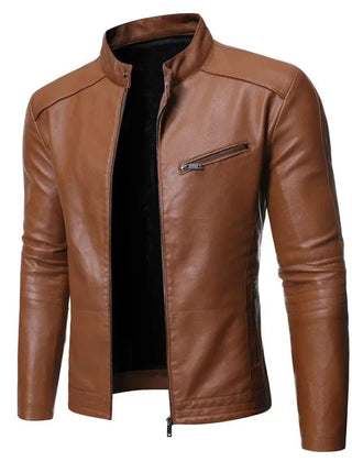 Manuel | Giacca in Pelle Elegante