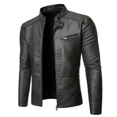 Manuel | Giacca in Pelle Elegante