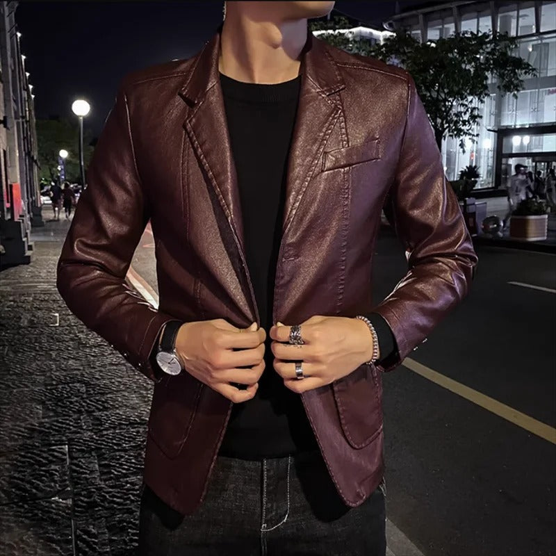 Jacopo | Giacca in Pelle Business Casual