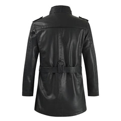 Filippo | Giacca Biker Lunga in Pelle