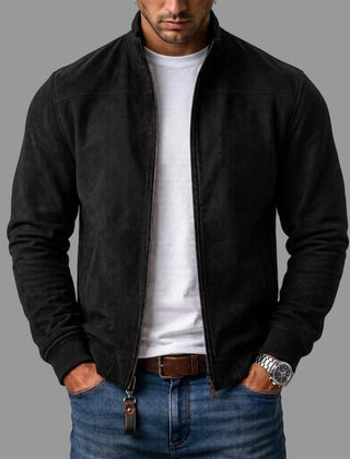 Maurizio | Giacca Bomber in Camoscio