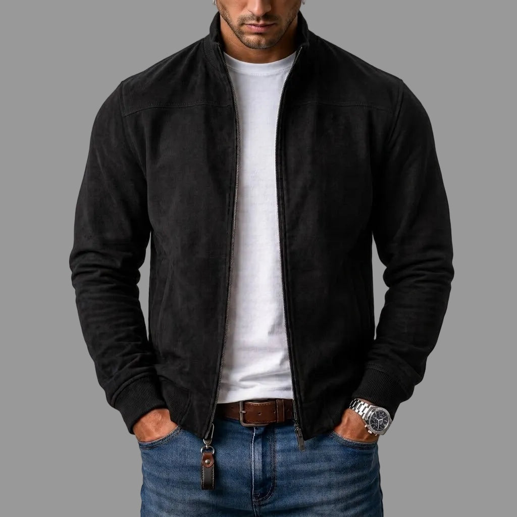 Maurizio | Giacca Bomber in Camoscio