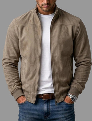 Maurizio | Giacca Bomber in Camoscio