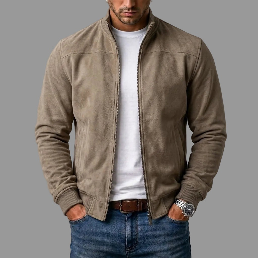 Maurizio | Giacca Bomber in Camoscio