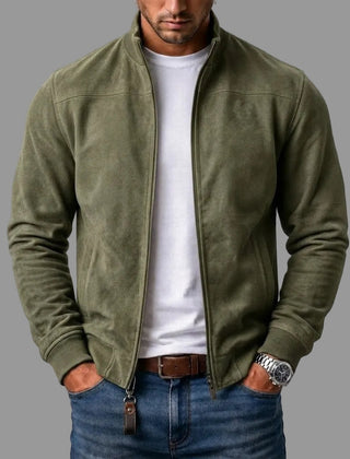 Maurizio | Giacca Bomber in Camoscio
