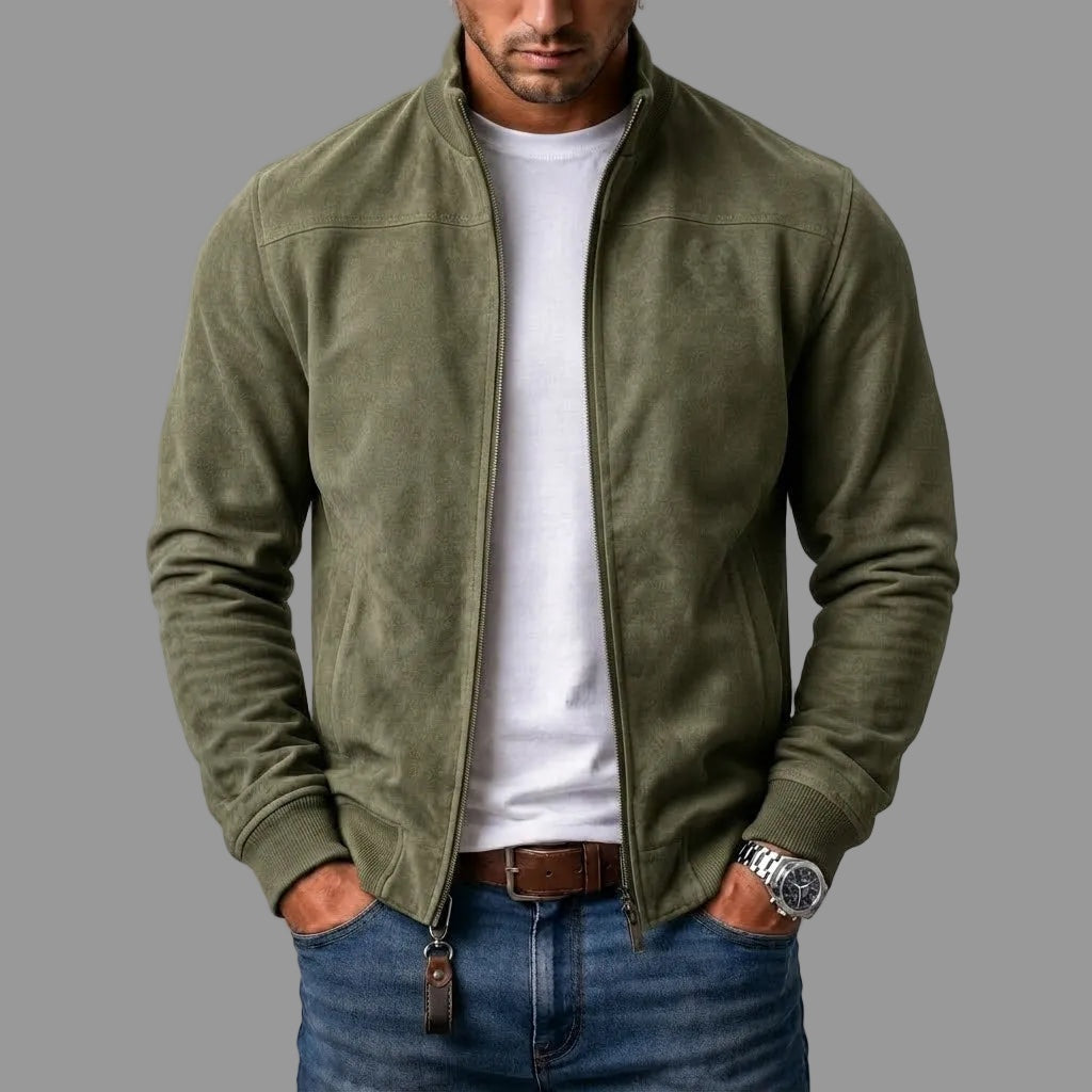 Maurizio | Giacca Bomber in Camoscio