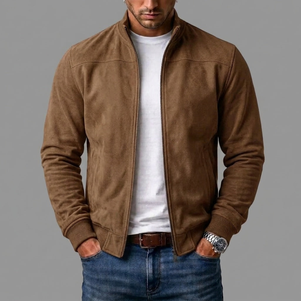 Maurizio | Giacca Bomber in Camoscio